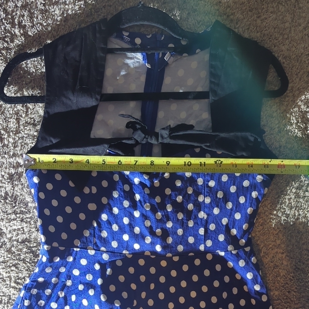 Blue Polka Dot Dress - Picture 5 of 7